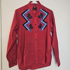 Vintage Wrangler Western Show Shirt M
